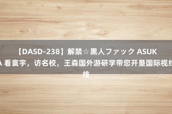 【DASD-238】解禁☆黒人ファック ASUKA 看寰宇，访名校，王森国外游研学带您开垦国际视线